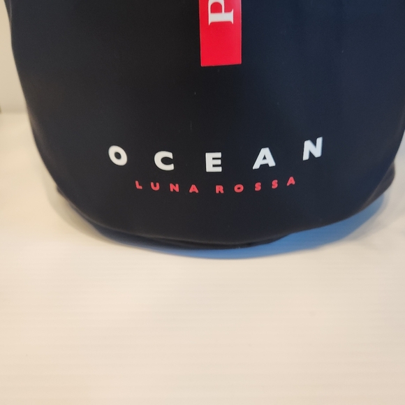 PRADA Luna Rossa Ocean Sailing Gym Backpack Navy Neoprene Waterproof Bag NEW - Picture 7 of 9